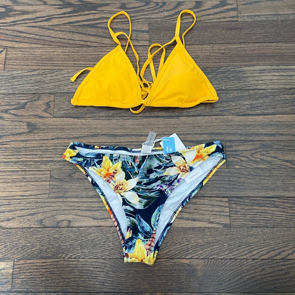 Cupshe Yellow bikini
